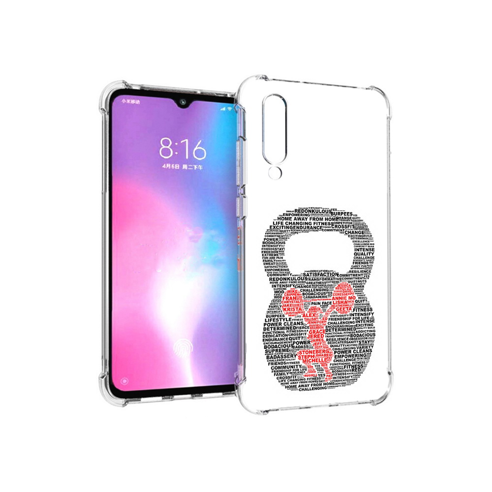 

Чехол MyPads Tocco для Xiaomi Mi CC9 бодибилдинг гиря из слов (PT134127.292.232), Прозрачный, Tocco