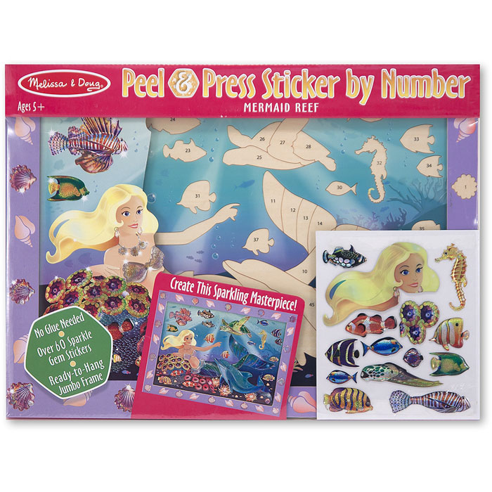 

Творчество Melissa & Doug Мозаика Русалочка 4297, 4297