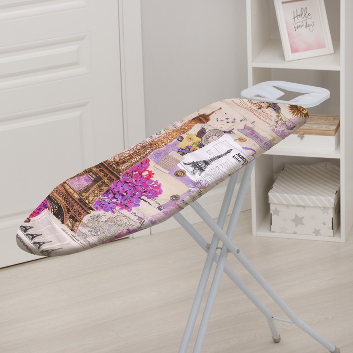 

Чехол для гладильной доски Nika, 125x39 см, с поролоном, рисунок МИКС