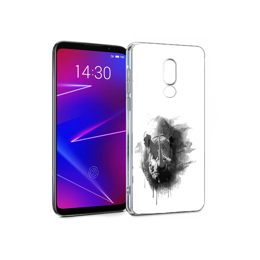 

Чехол MyPads Tocco для Meizu 16 носорог (PT136611.84.523), Прозрачный, Tocco