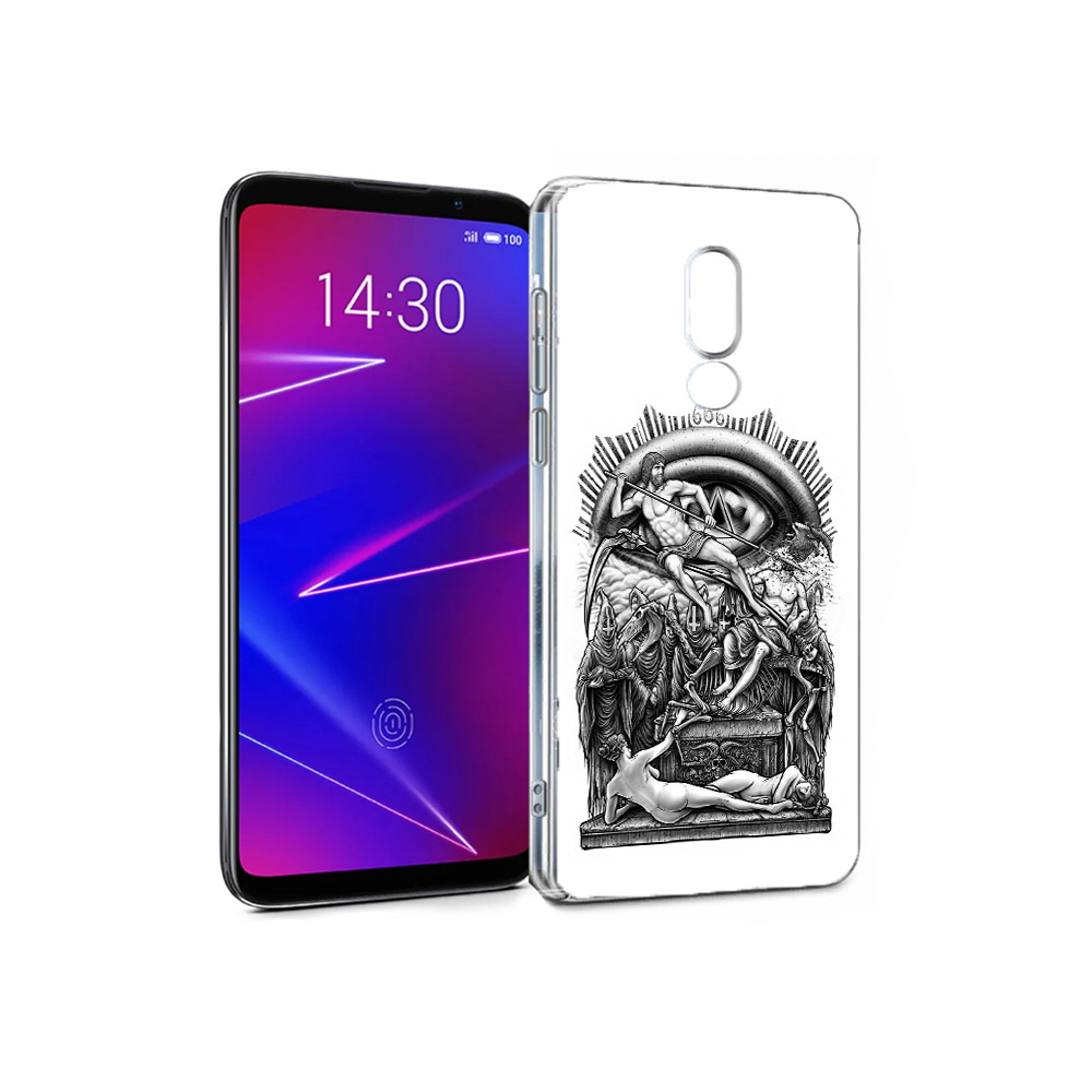 

Чехол MyPads Tocco для Meizu 16 оракул черно белый (PT136611.84.528), Прозрачный, Tocco