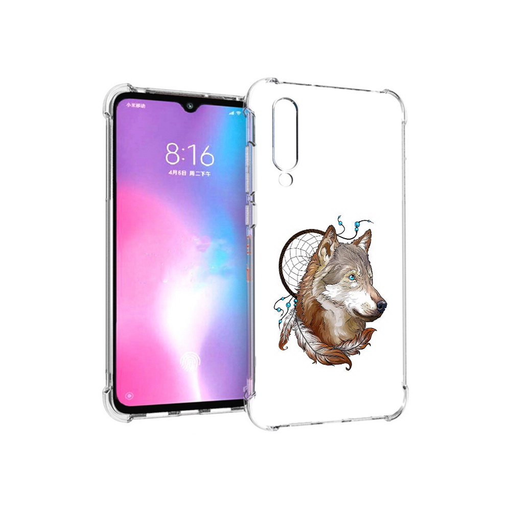 

Чехол MyPads Tocco для Xiaomi Mi CC9 волк и ловец снов (PT134127.292.269), Прозрачный, Tocco