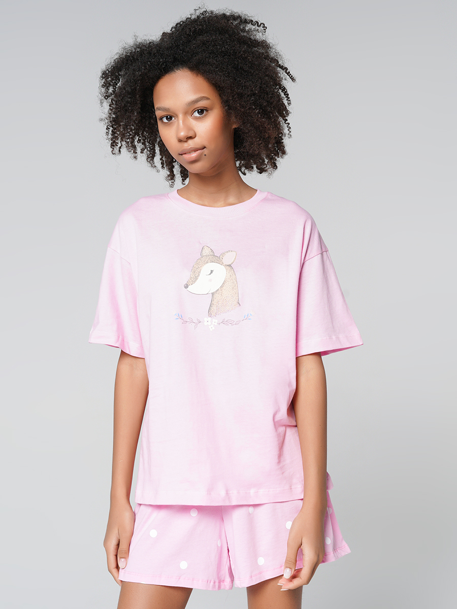 

Пижама женская ТВОЕ 86952 розовая S, 86952