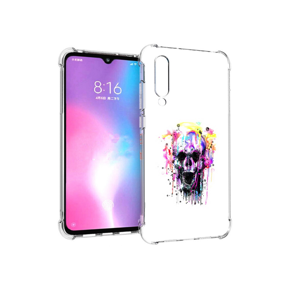 

Чехол MyPads Tocco для Xiaomi Mi CC9 граффити череп (PT134127.292.298), Прозрачный, Tocco
