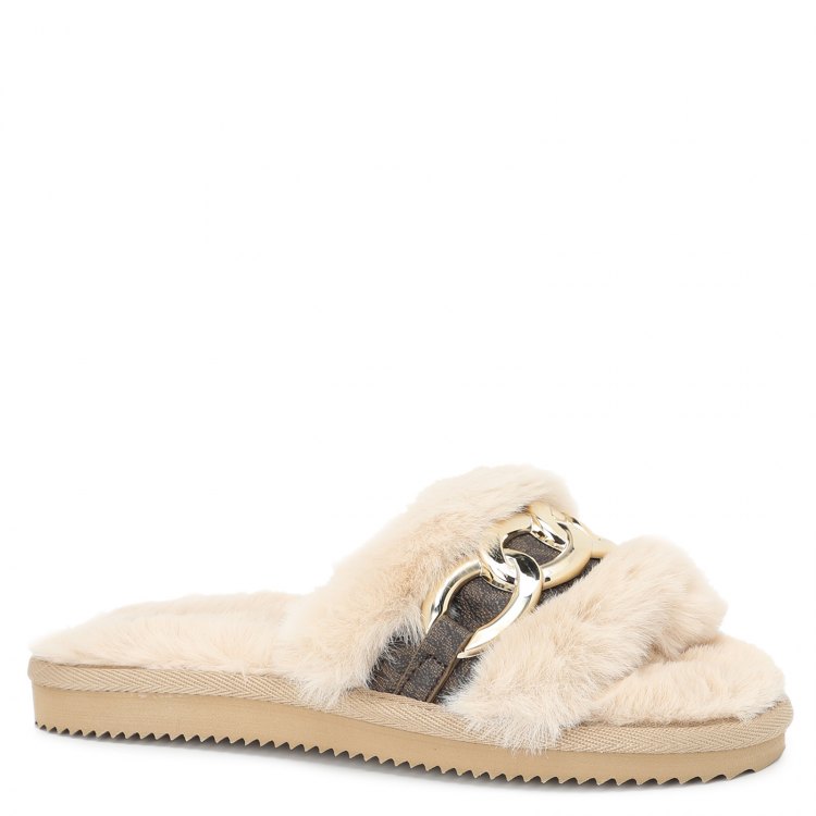 

Женские шлепанцы MICHAEL KORS SCARLETT SLIPPER 40F1SCFA1D цв. светло-бежевый 6