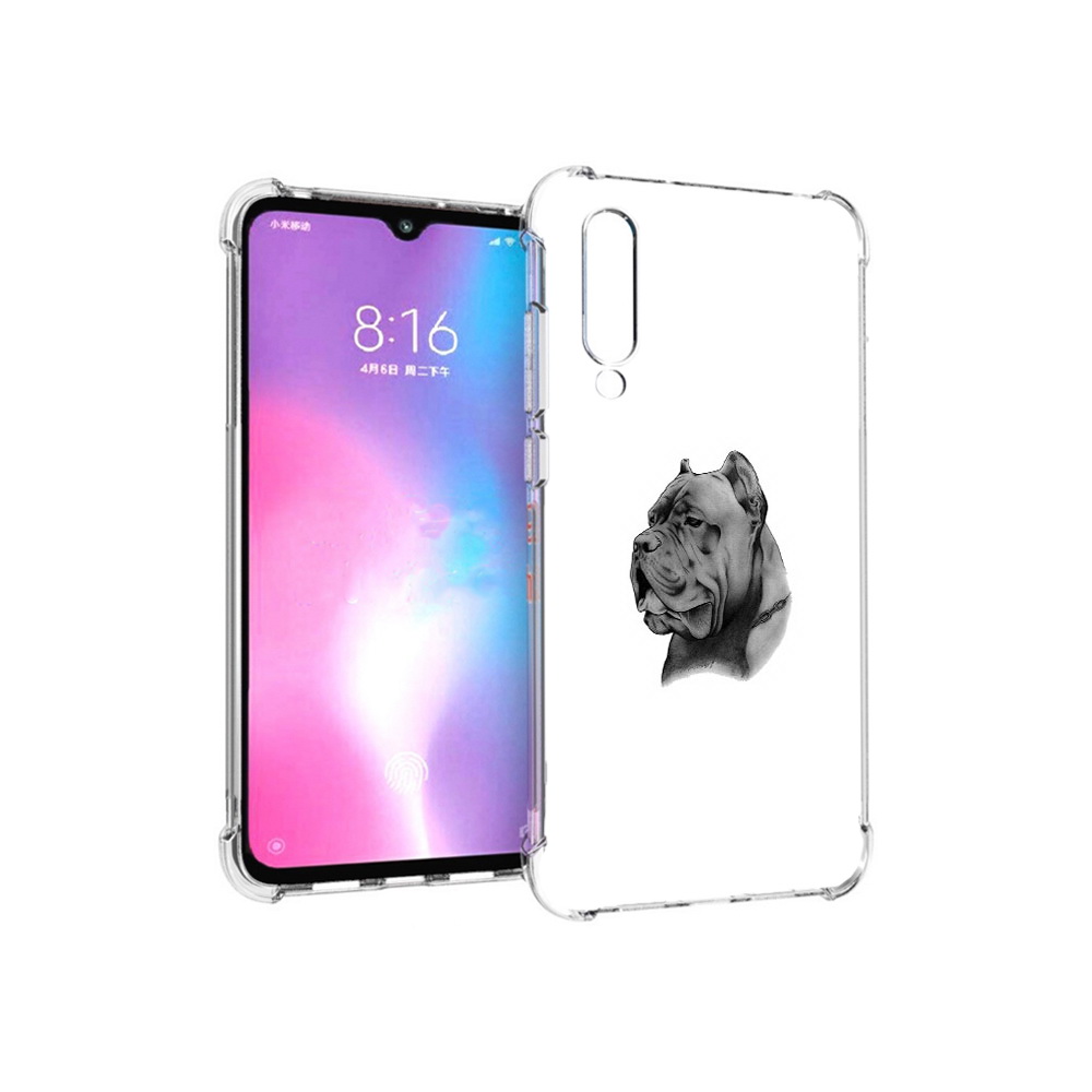 

Чехол MyPads Tocco для Xiaomi Mi CC9 грозный бульдог (PT134127.292.300), Прозрачный, Tocco