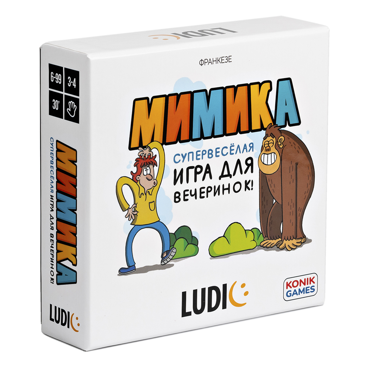 Карточная настольная игра LUDIC Мимика, RU58028