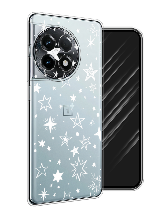 

Чехол Awog на OnePlus 11R "Звездочки графика белая", 154150-1