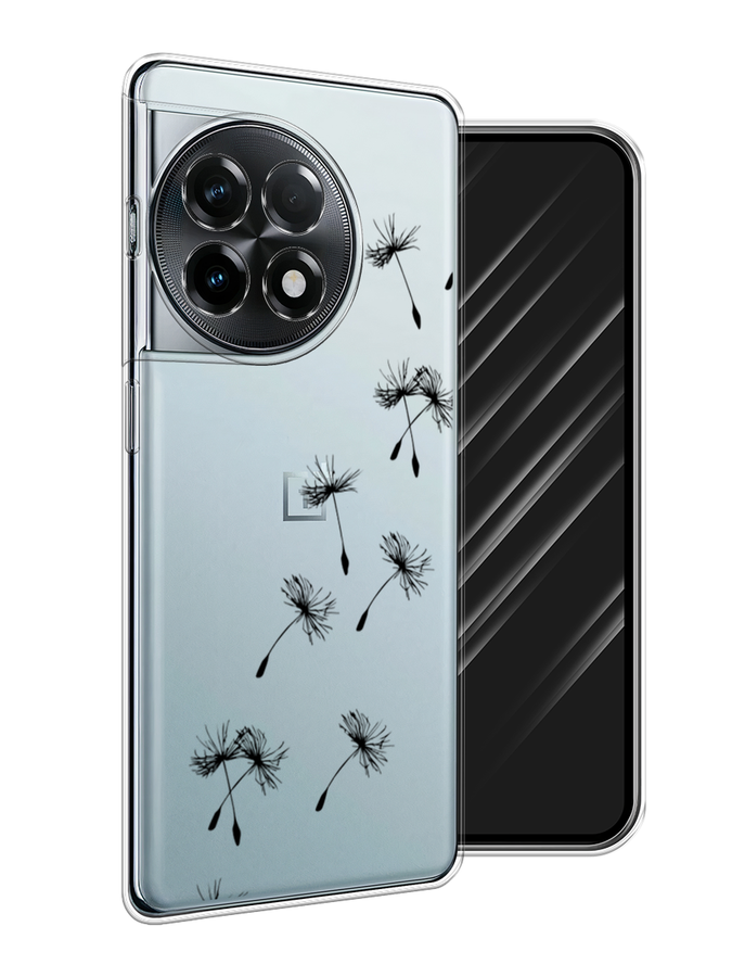 

Чехол Awog на OnePlus 11R "Летящие одуванчики", Черный, 154150-1