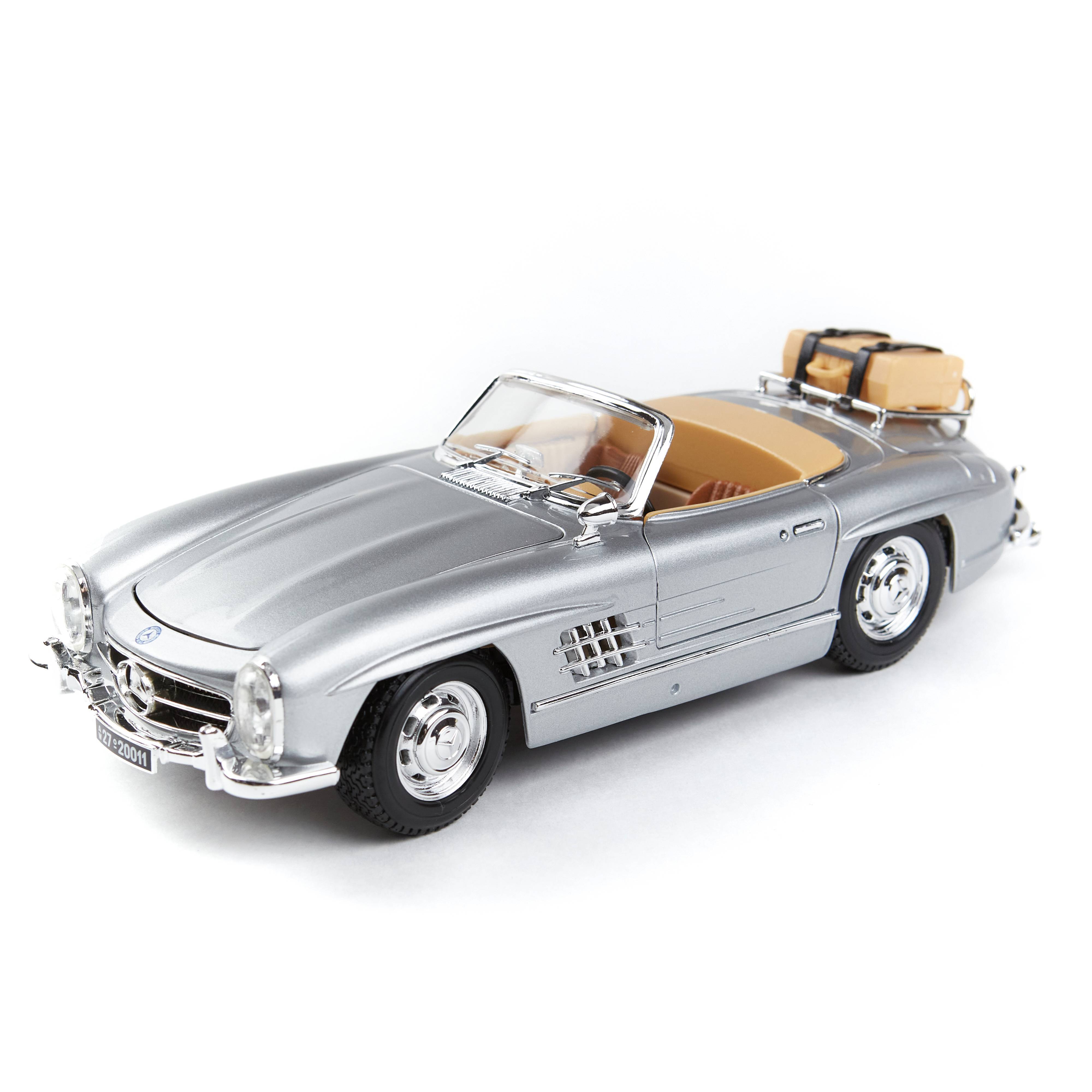 

Коллекционная машинка Bburago 118 Mercedes-Benz 300 SL Touring 1957, 18-12049, серебристая