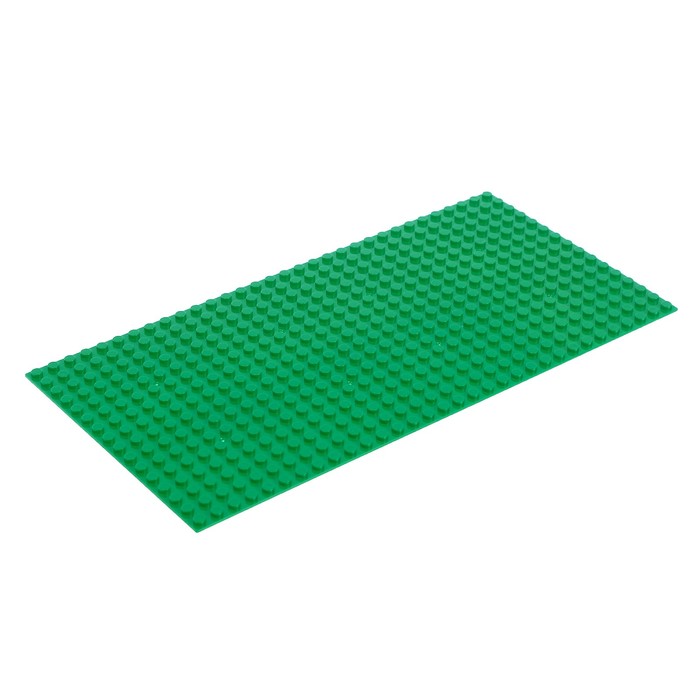 Пластина-основание для конструктора, 25,5х12,5 см, зелёный