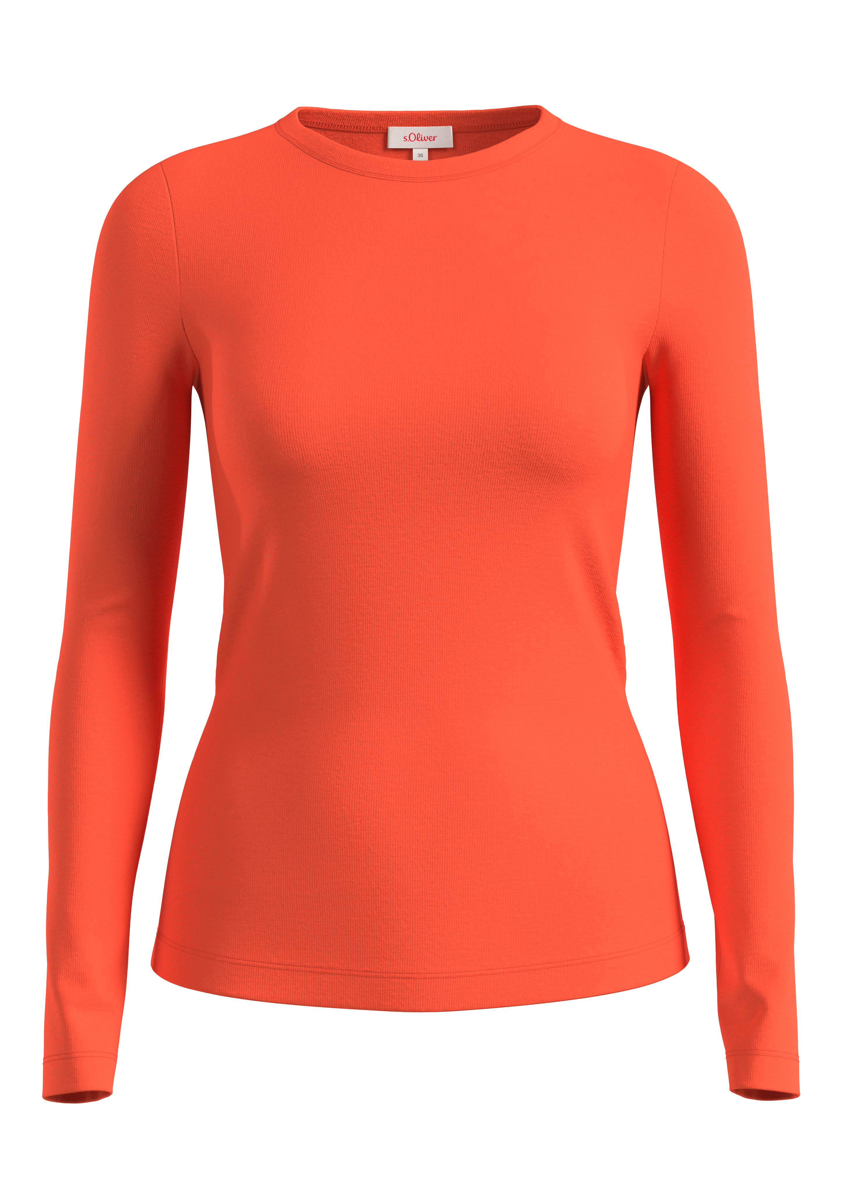 Лонгслив женский QS by sOliver 21395972504 красный 42 DE 1117₽