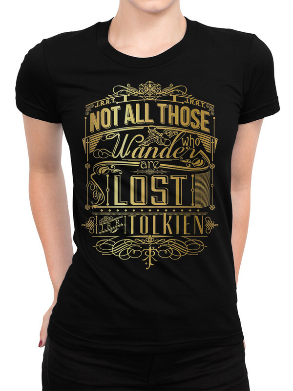 

Футболка женская Dream Shirts Властелин Колец черная S, Властелин Колец