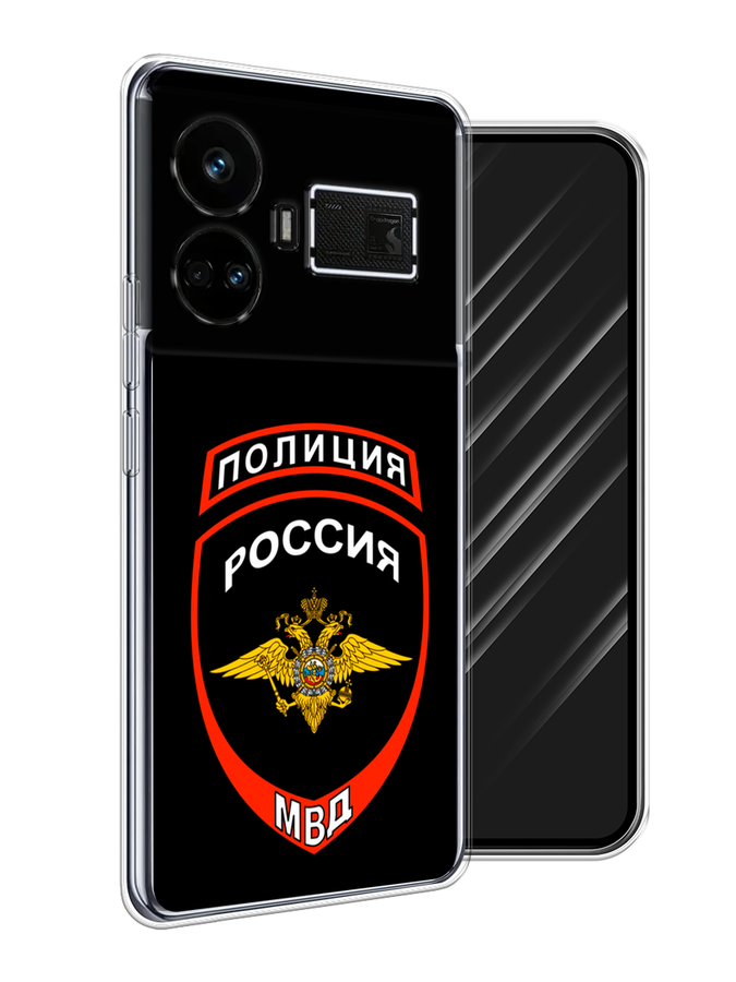 

Чехол Awog на Realme GT5 "Полиция шеврон", Черный;красный;белый, 2515050-1