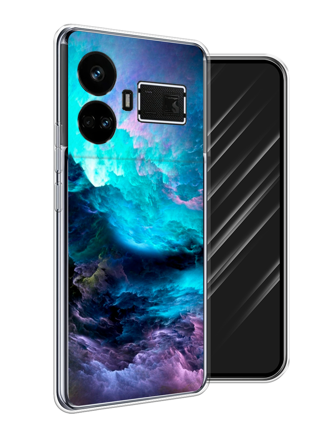 

Чехол Awog на Realme GT5 "Бирюзовое небо", Бирюзовый;фиолетовый;черный, 2515050-1
