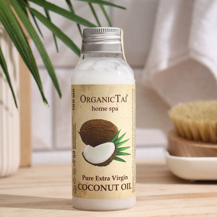 

Масло кокосовое OrganicTai холодного отжима, 100 мл