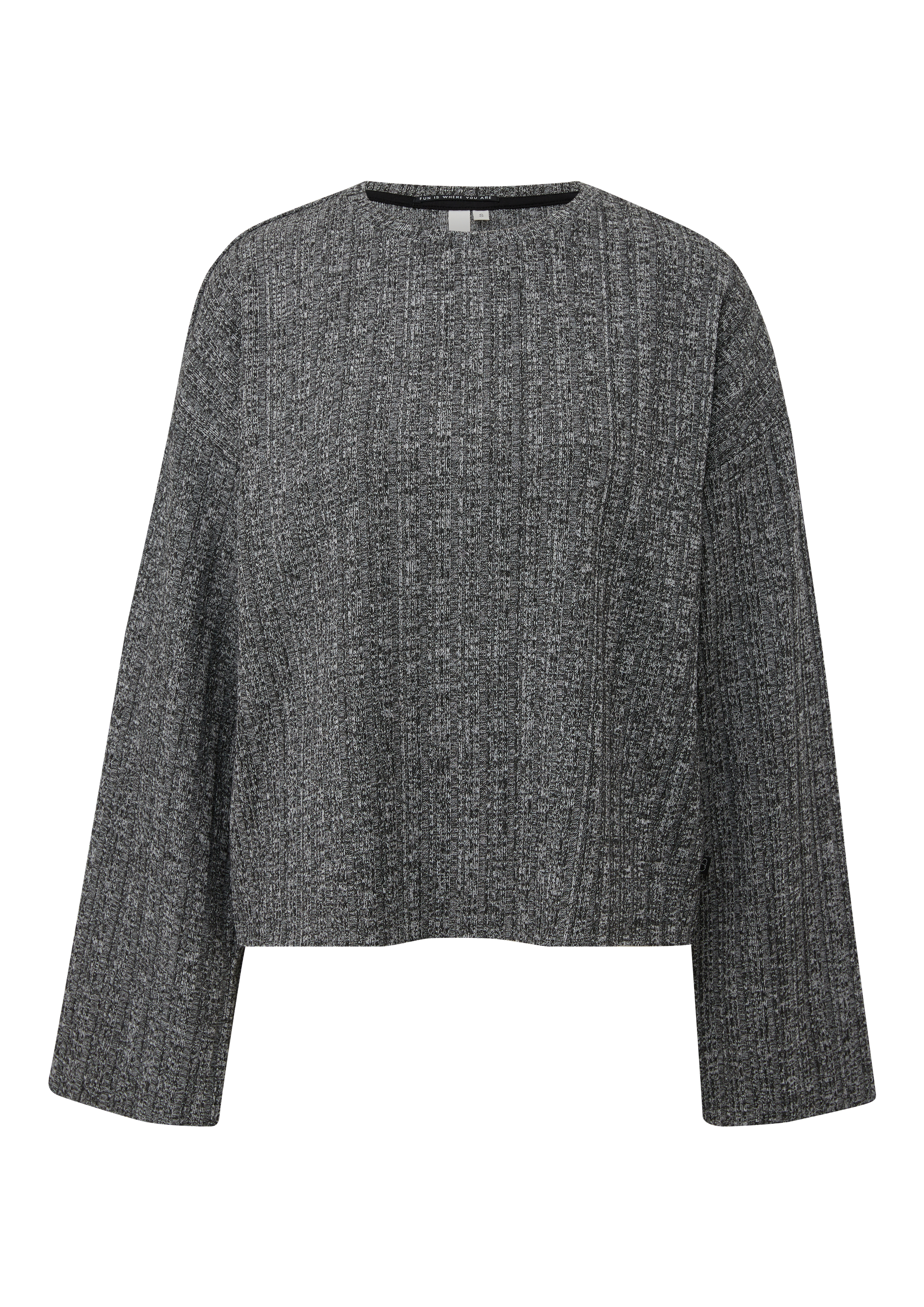 Лонгслив женский QS by sOliver 21383429898 серый XS 1517₽