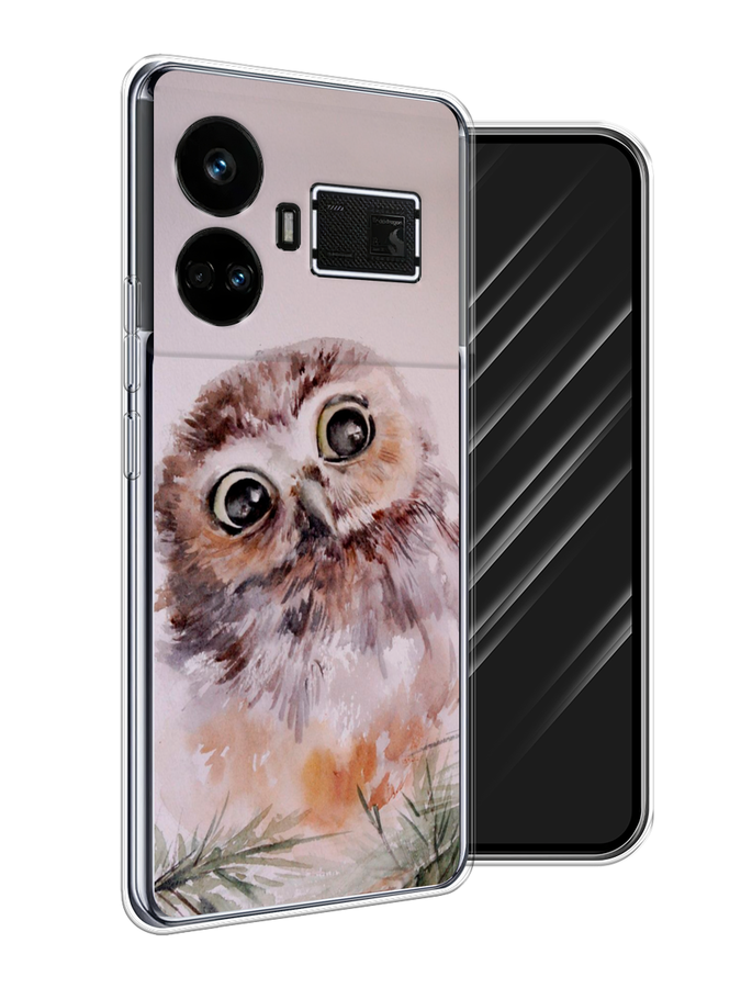 

Чехол Awog на Realme GT5 "Сова на розовом", Розовый;коричневый, 2515050-1