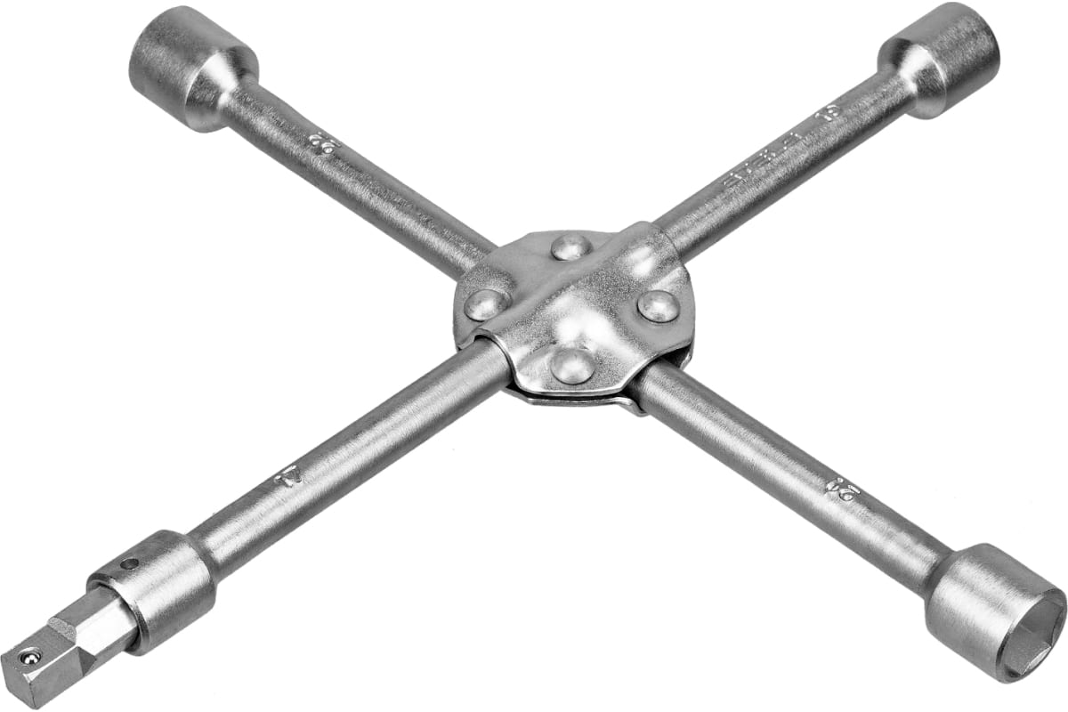 Ключ баллонный крест, усиленный, 17 x 19 x 21 мм x 1/2 inch