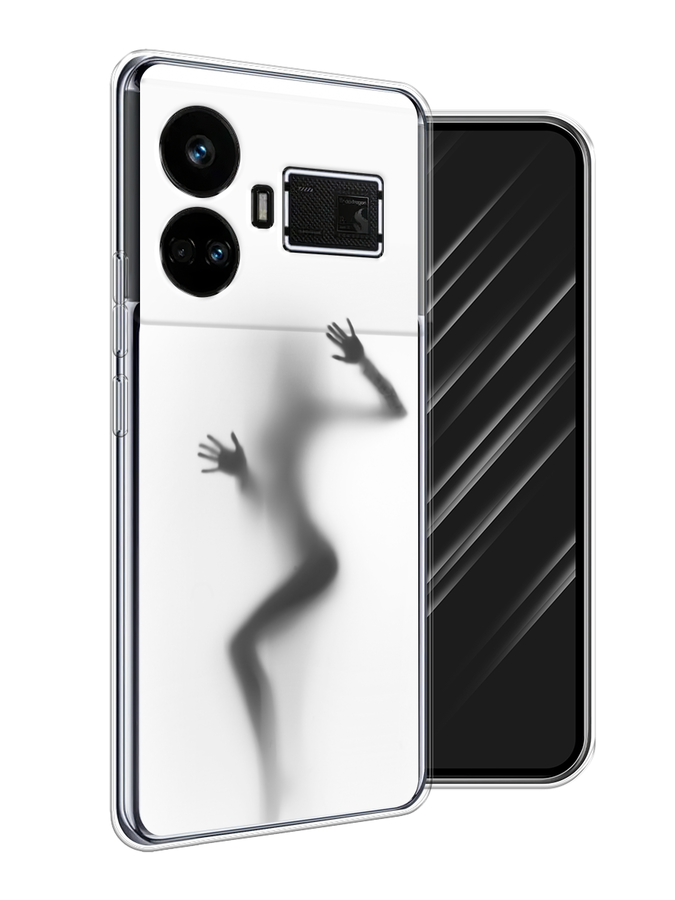 

Чехол Awog на Realme GT5 "Девушка в душе", Серый;белый;черный, 2515050-1