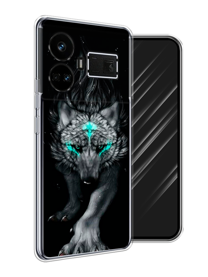 

Чехол Awog на Realme GT5 "Волшебный волк", Черный;серый, 2515050-1