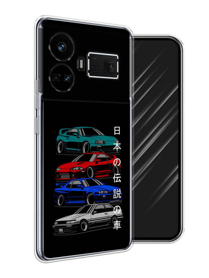 

Чехол Awog на Realme GT5 "JDM Legend cars", Зеленый;красный;синий, 2515050-1