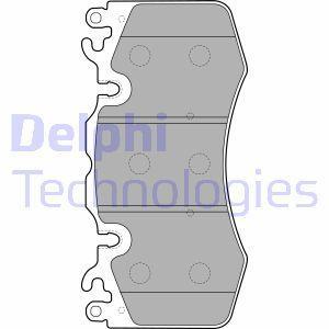 

Колодки тормозные передние комплект на ось DELPHI