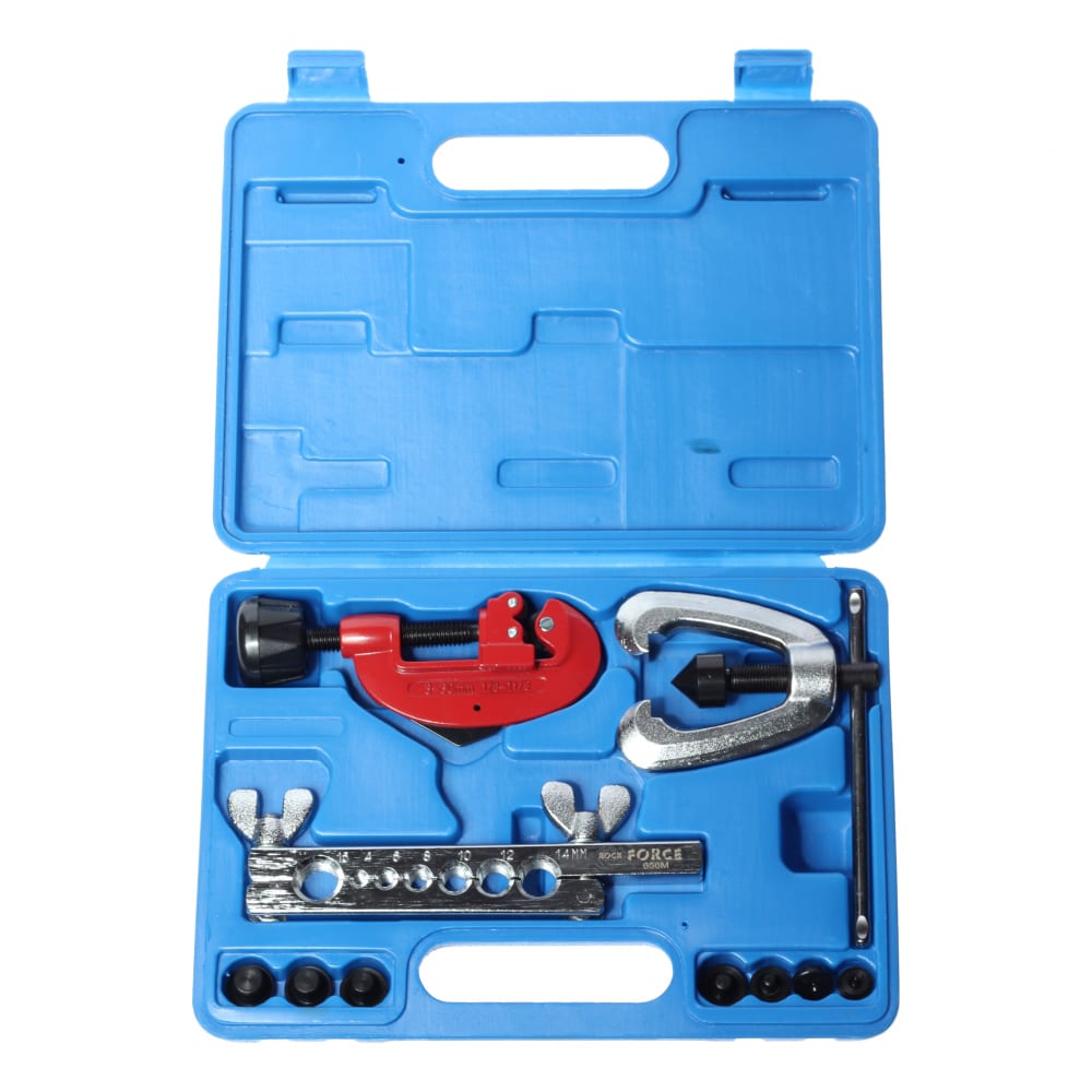 Слесарный набор для резки и развальцовки труб 4-16мм, в кейсе ROCKFORCE RF-656M