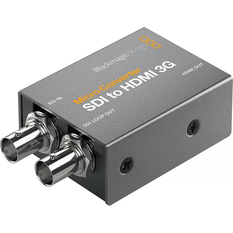 

Медиаконвертер Blackmagic Micro Converter BiDirectional SDI-HDMI 12G wPSU, Черный
