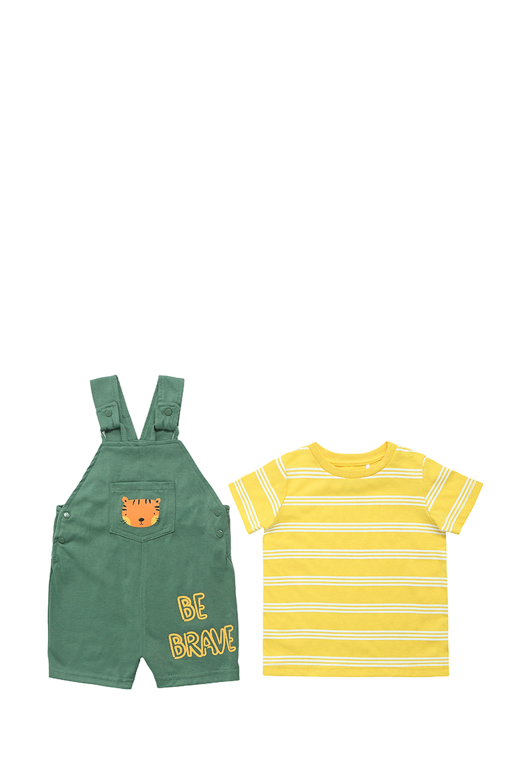 

Комплект для мальчика: футболка, полукомбинезон SS22B09100609, SS22B09100609