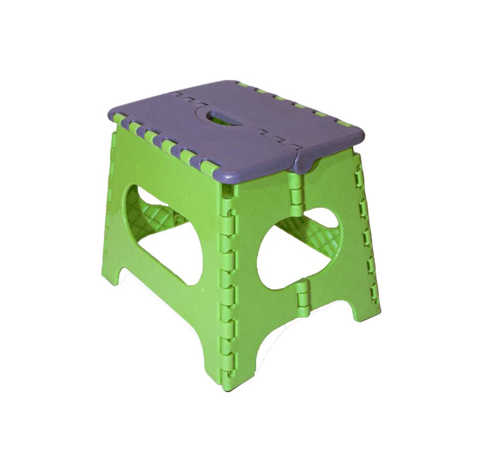 Табурет средний складной SevenBerg фиолетово-салатовый