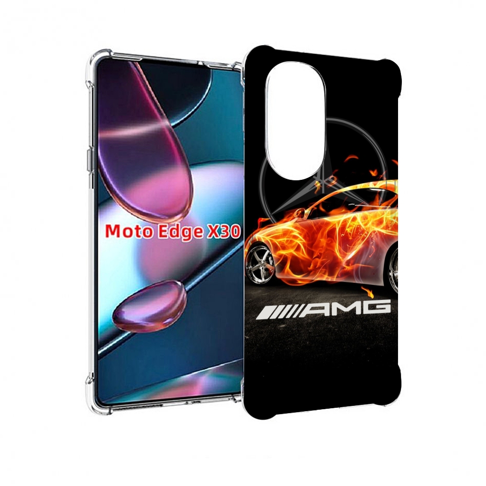 

Чехол MyPads АМГ мужской для Motorola Moto Edge X30, Прозрачный, Tocco