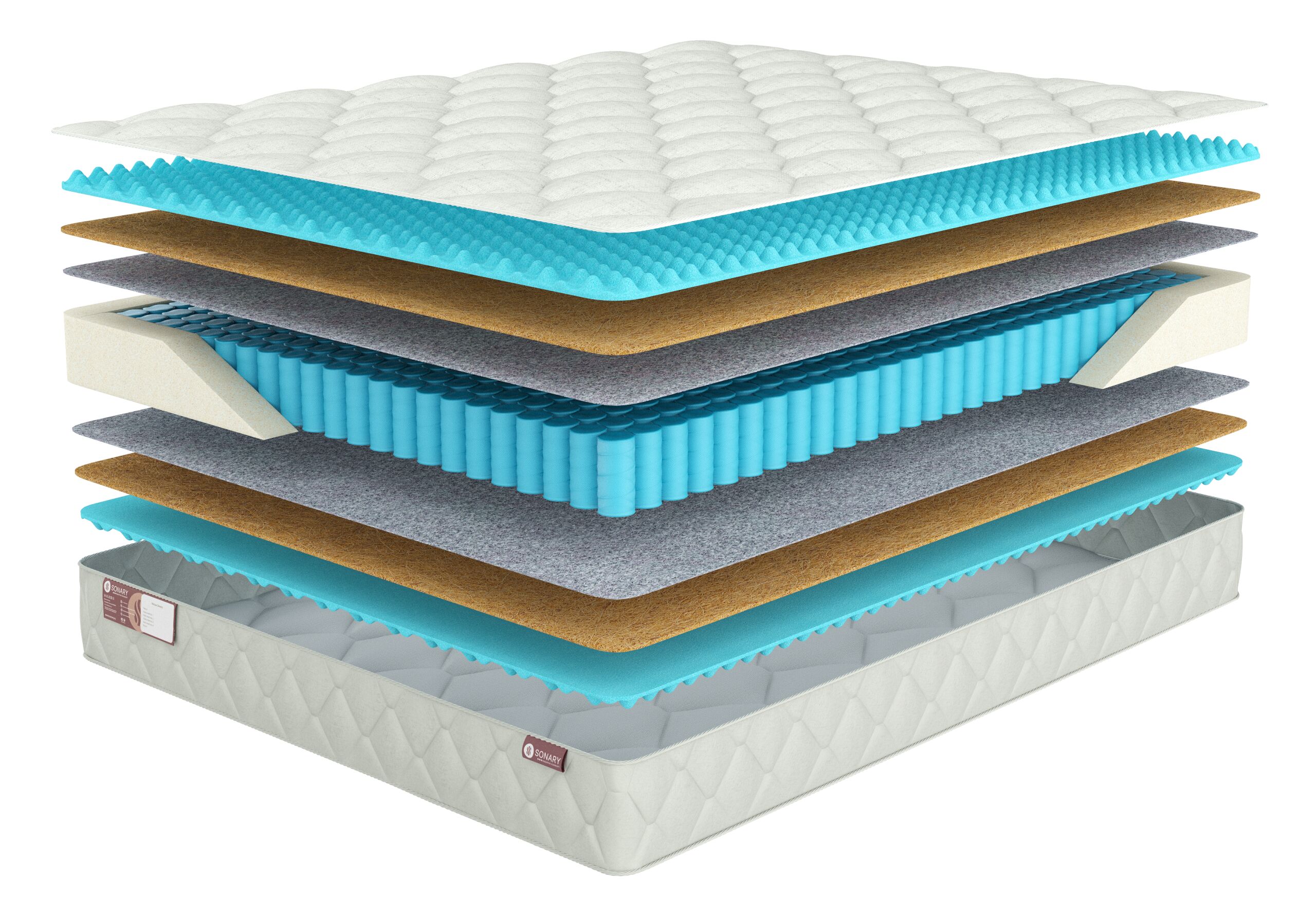 

Матрас Sonary Massage Arabis 140х215, Белый, Arabis