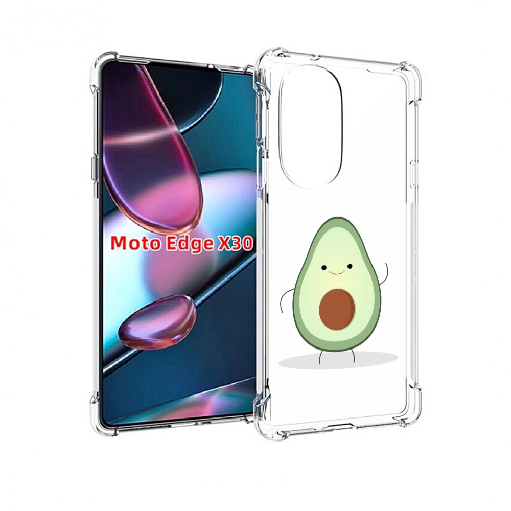 

Чехол MyPads Авокадик для Motorola Moto Edge X30, Прозрачный, Tocco