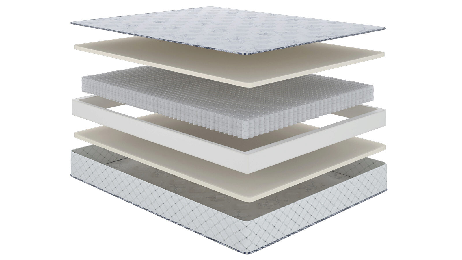 

Матрас анатомический ASKONA (АСКОНА) SERTA Parker 200*200, Белый, Parker