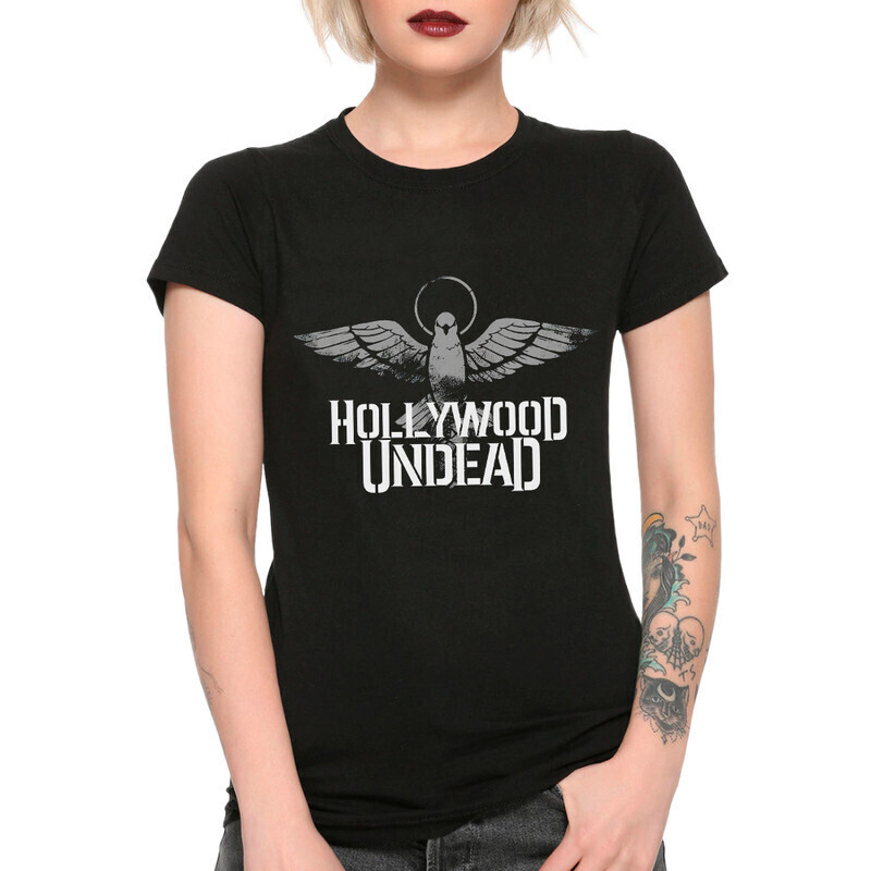 фото Футболка женская dream shirts hollywood undead 10006521 черная 3xl