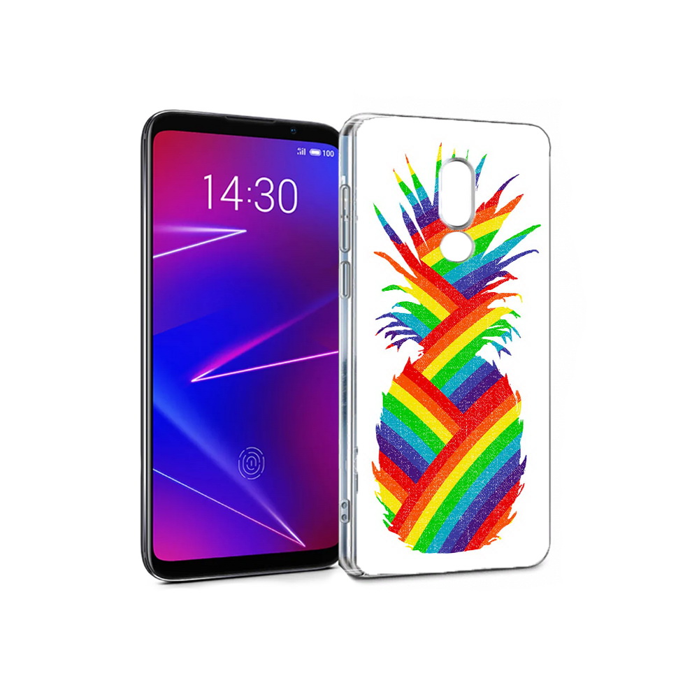 

Чехол MyPads Tocco для Meizu 16 радужный ананас (PT136611.84.566), Прозрачный, Tocco