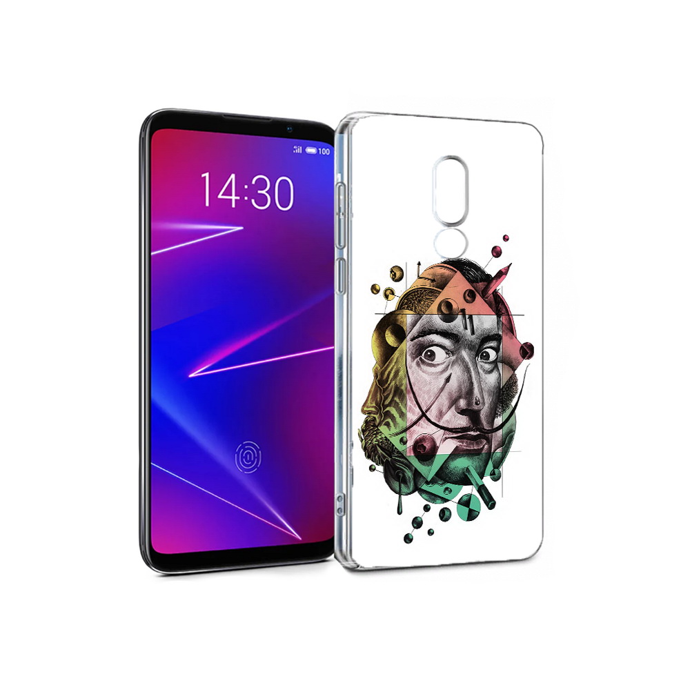

Чехол MyPads Tocco для Meizu 16 разноцветное лицо абстракция (PT136611.84.570), Прозрачный, Tocco