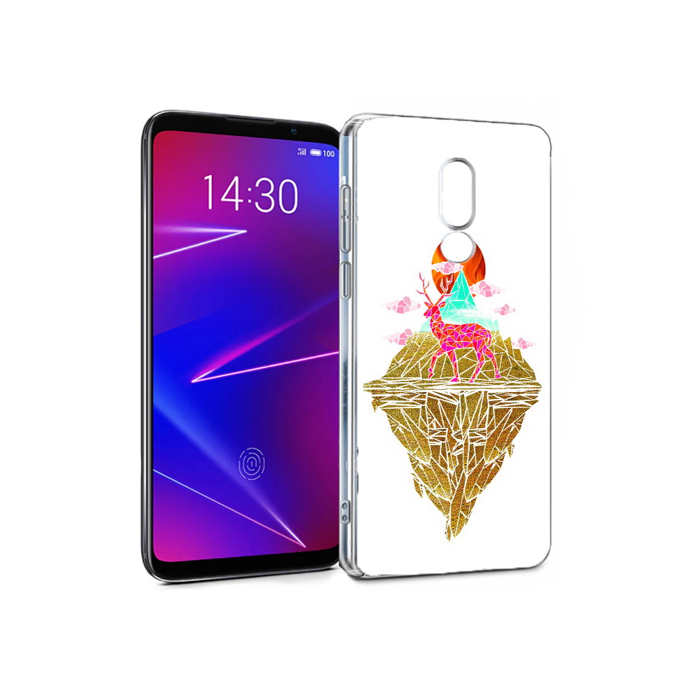 

Чехол MyPads Tocco для Meizu 16 розовый олень абстракция (PT136611.84.586), Прозрачный, Tocco