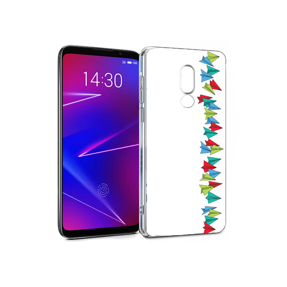 

Чехол MyPads Tocco для Meizu 16 самолетики из листочков (PT136611.84.593), Прозрачный, Tocco