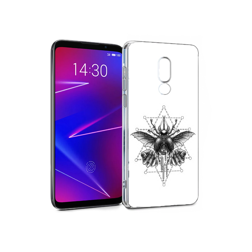 

Чехол MyPads Tocco для Meizu 16 скарабей (PT136611.84.601), Прозрачный, Tocco