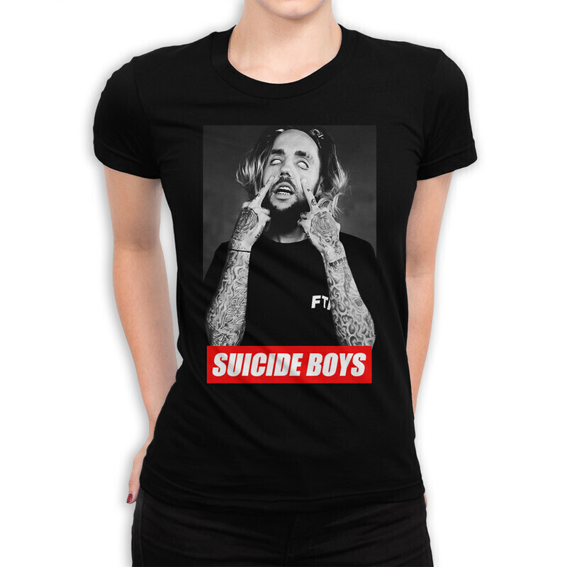 фото Футболка женская dream shirts suicide boys - suicideboys 10006591 черная 2xl