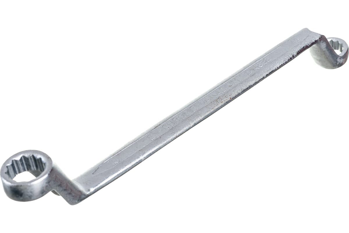 KRAFT KT700541 Ключ накидной изогнутый 12х13 мм накидной ключ kraft