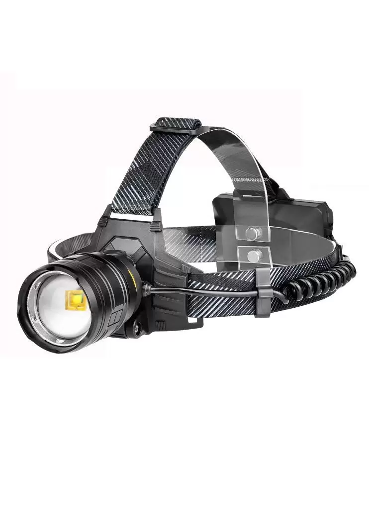 

Светодиодный налобный фонарь 2222-1-PM10 с USB-зарядкой, Черный, 2222-1-PM10