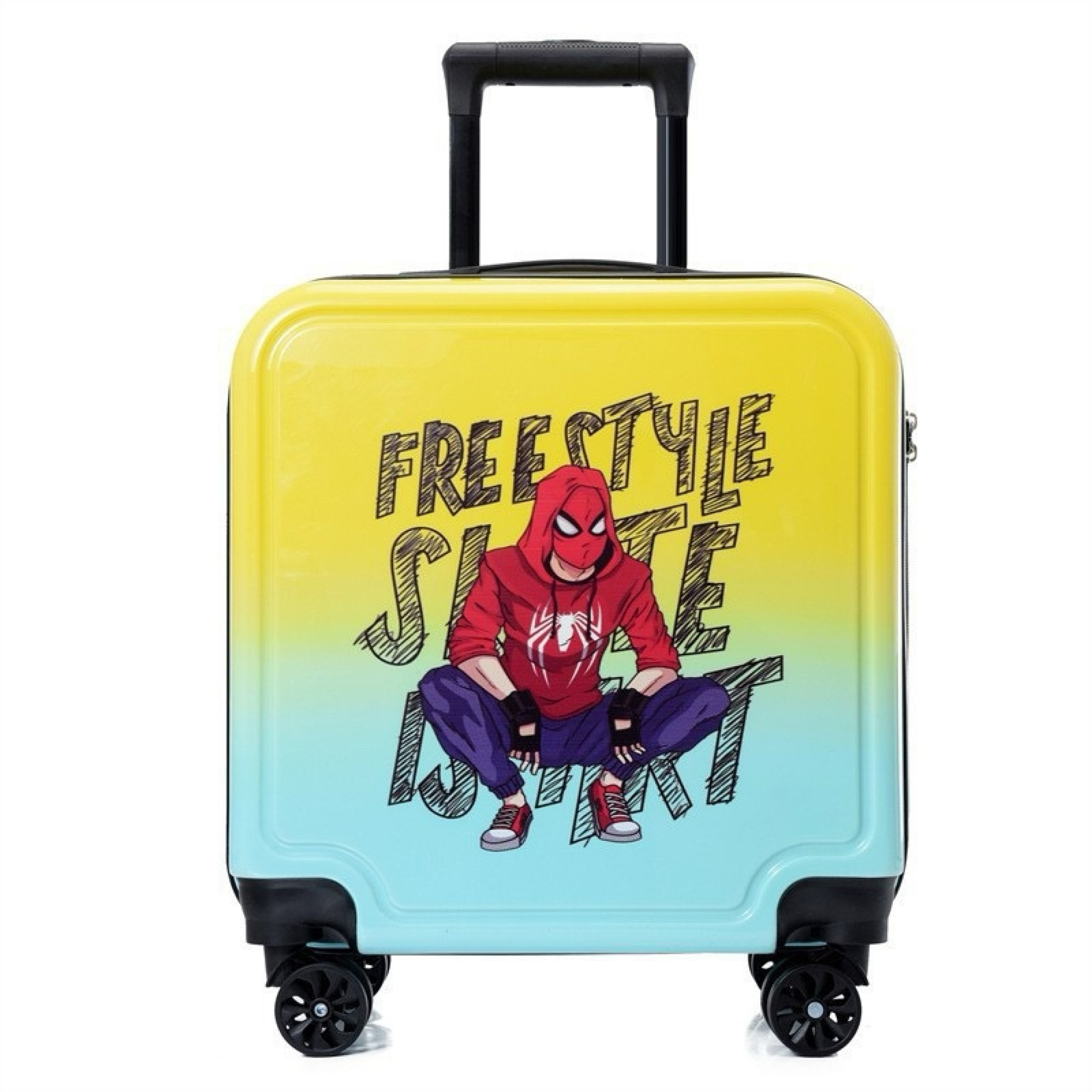 Чемодан детский Sanrio Freestyle SpiderMan желтый