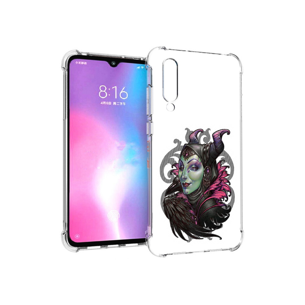 

Чехол MyPads Tocco для Xiaomi Mi CC9 зеленая девушка с вороном (PT134127.292.357), Прозрачный, Tocco