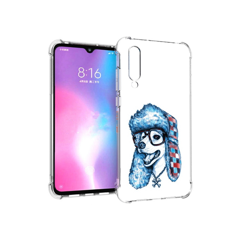 

Чехол MyPads Tocco для Xiaomi Mi CC9 зимний пес (PT134127.292.362), Прозрачный, Tocco