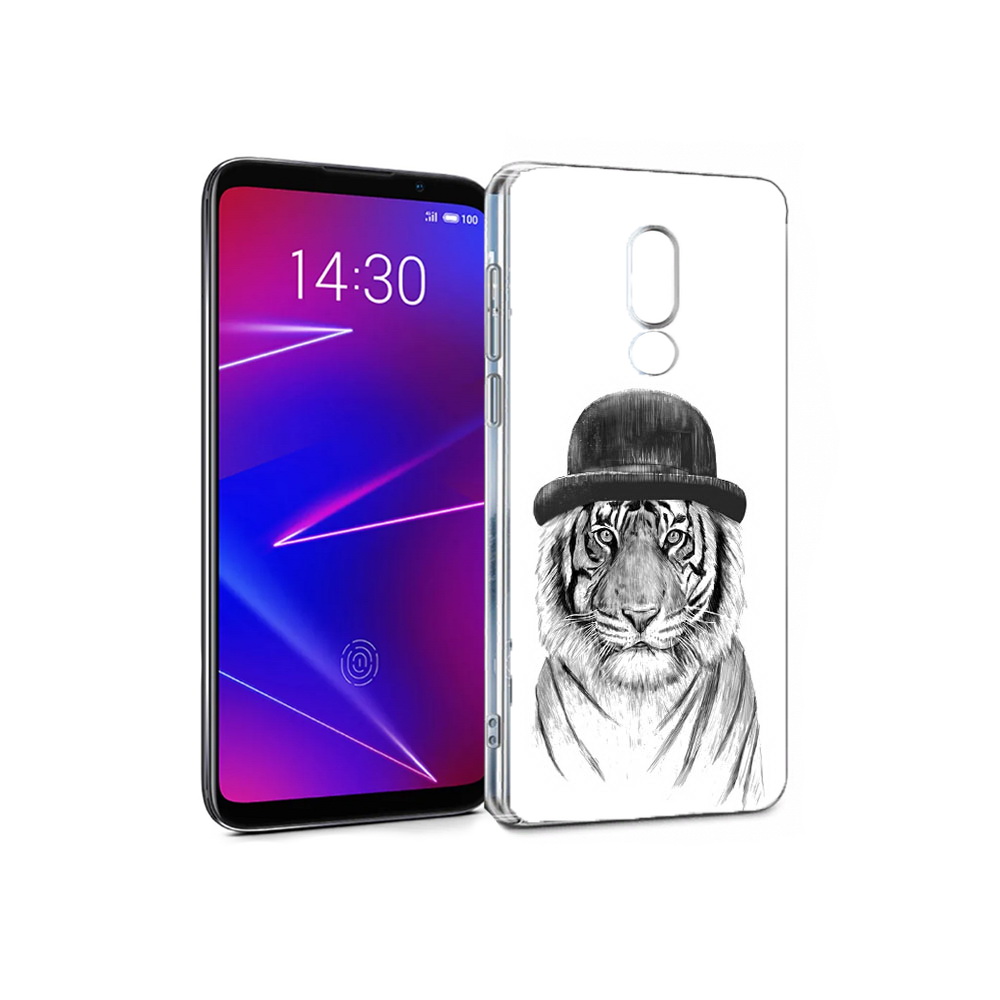 

Чехол MyPads Tocco для Meizu 16 тигр британец (PT136611.84.641), Прозрачный, Tocco