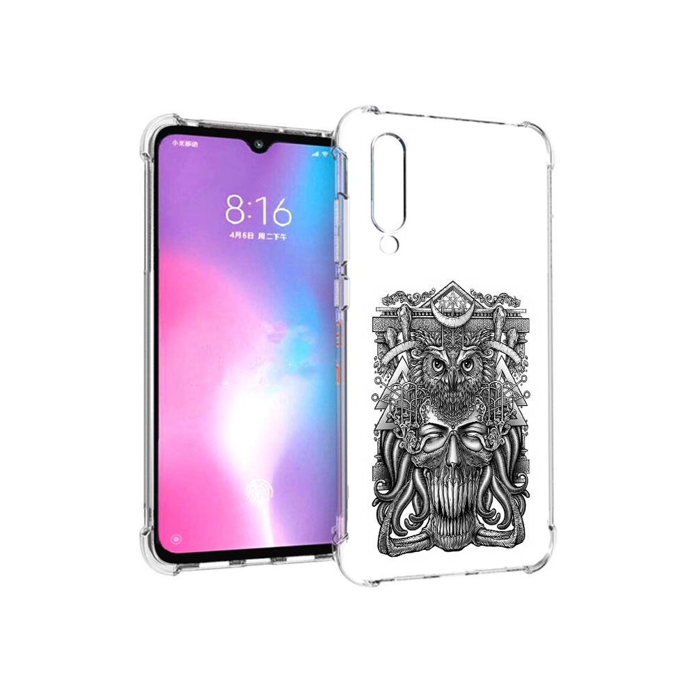 

Чехол MyPads Tocco для Xiaomi Mi CC9 зубастая сова (PT134127.292.369), Прозрачный, Tocco