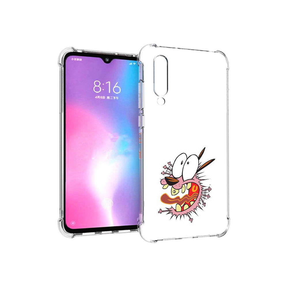 

Чехол MyPads Tocco для Xiaomi Mi CC9 испуганный бобик (PT134127.292.381), Прозрачный, Tocco